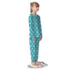 Saint Patrick's Day Shamrock Print Pattern Kid's Pajamas-grizzshop