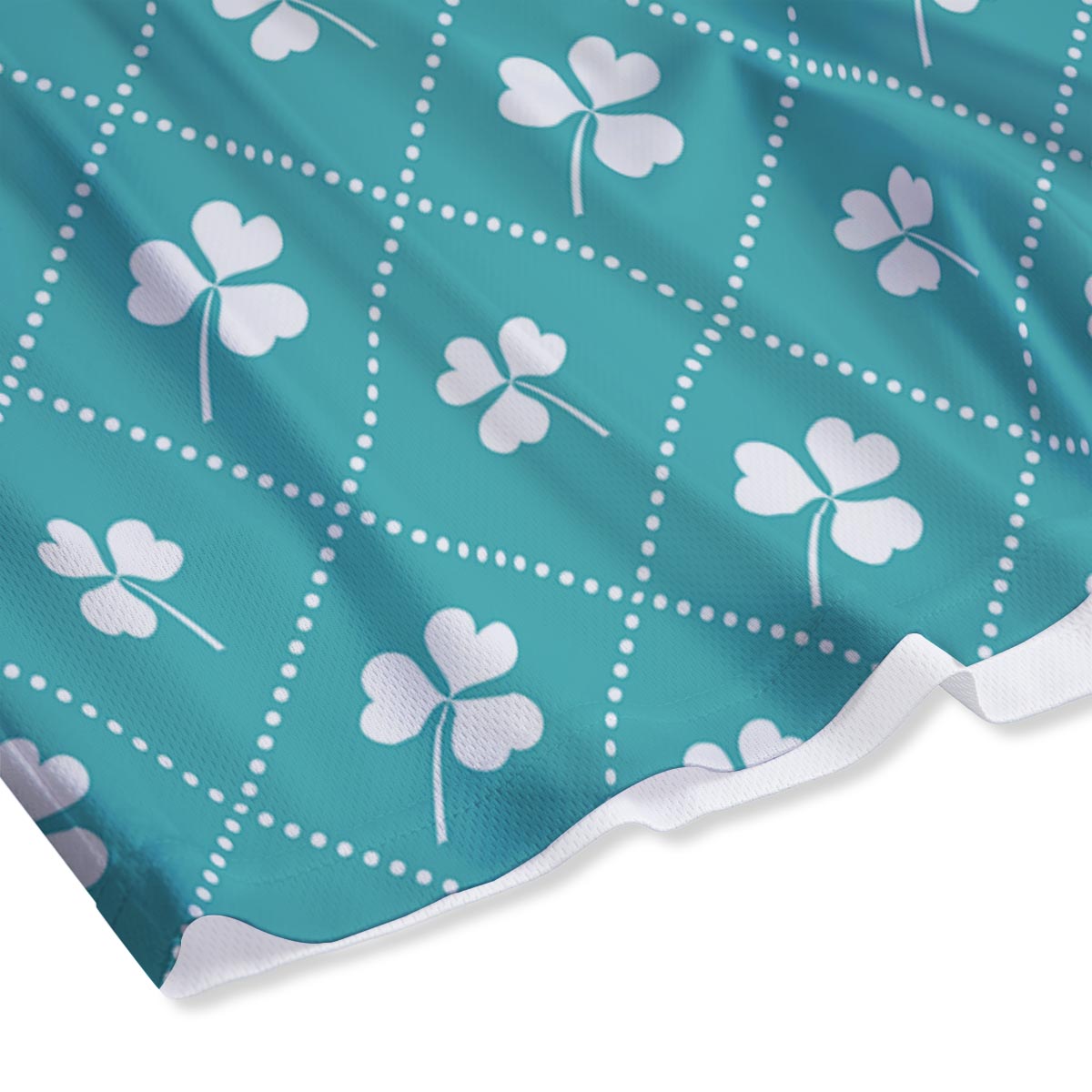 Saint Patrick's Day Shamrock Print Pattern Mesh Shorts
