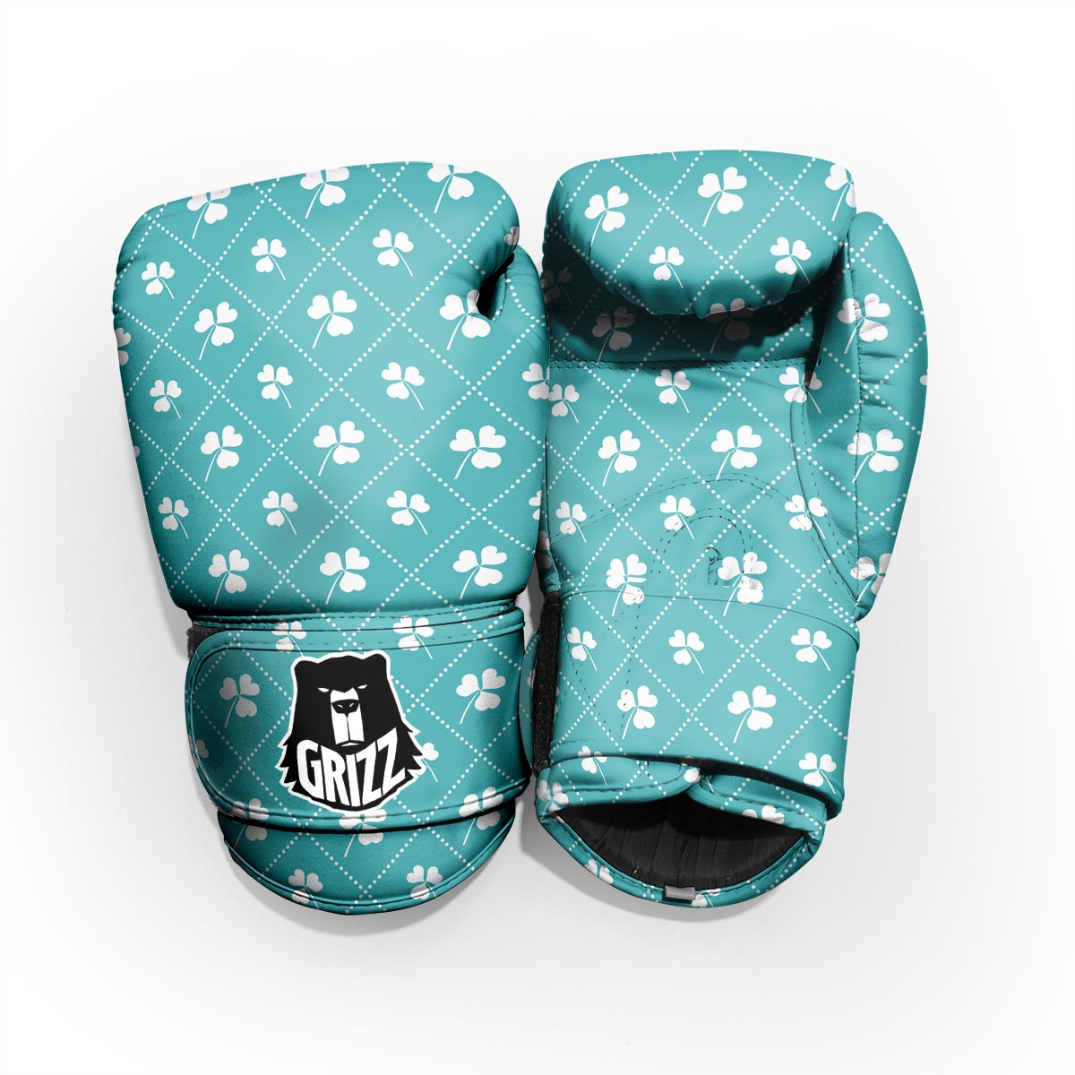 Saint Patrick's Day Shamrock Print Pattern Pro Boxing Glove