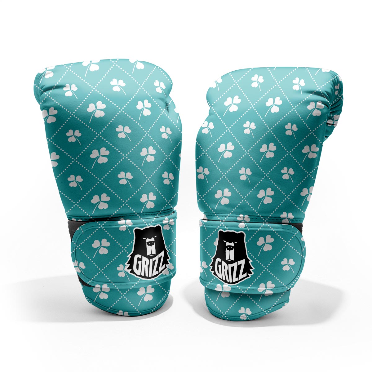 Saint Patrick's Day Shamrock Print Pattern Pro Boxing Glove