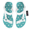 Saint Patrick's Day Shamrock Print Pattern White Open Toe Sandals-grizzshop