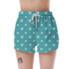 Saint Patrick's Day Shamrock Print Pattern Women's Shorts-grizzshop