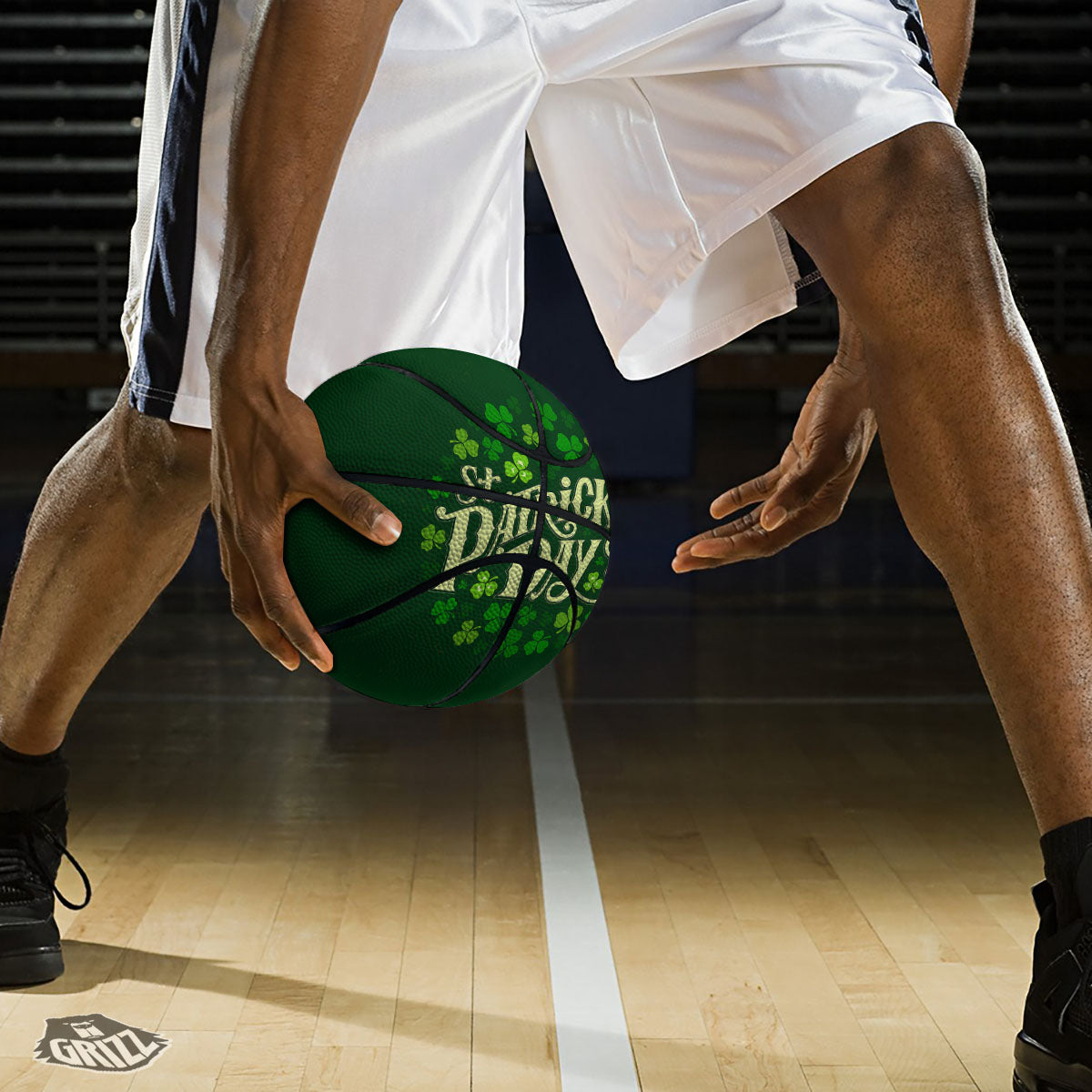 Skeleton Party Halloween Print Pattern Basketball