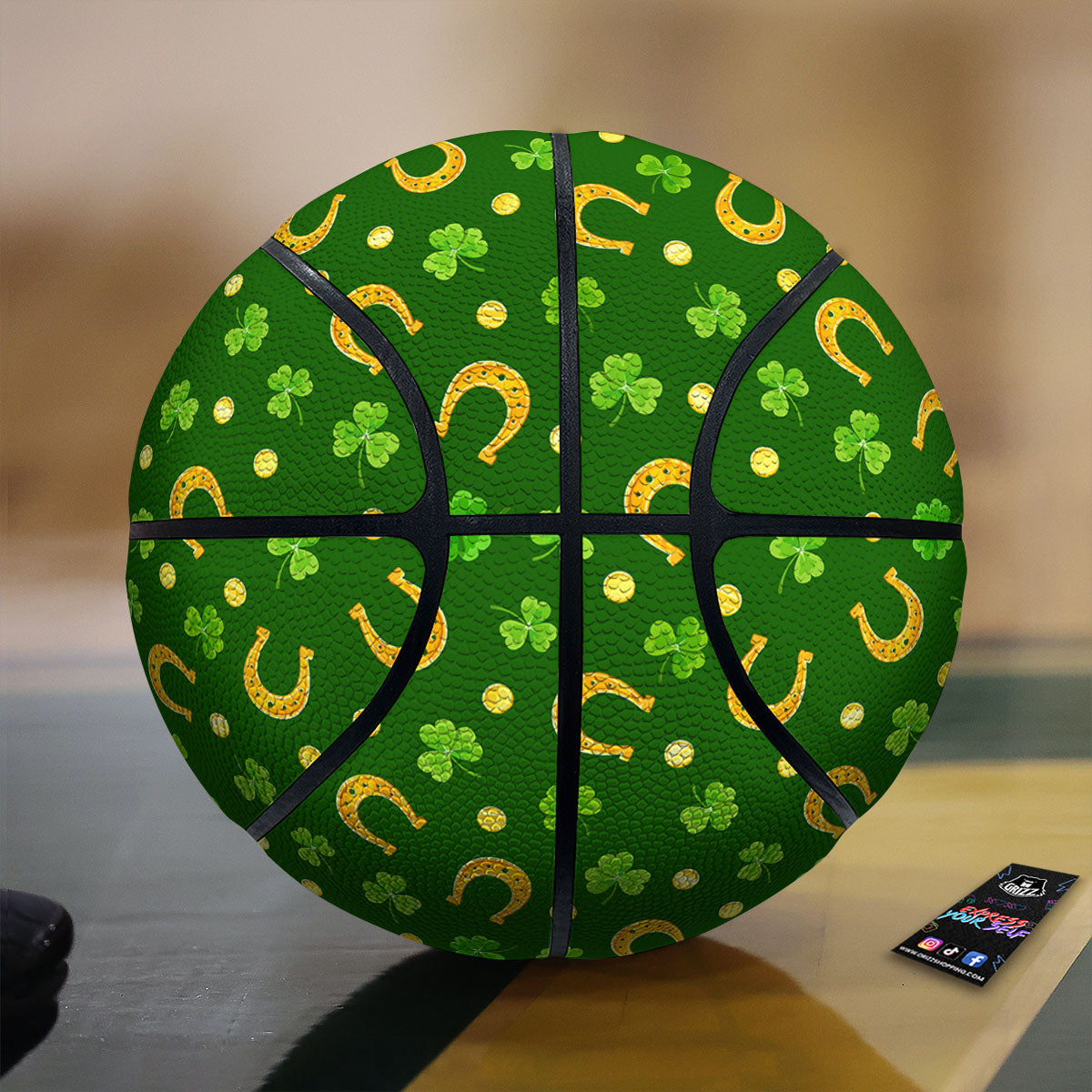 Saint Patrick's Day Irish Print Pattern Basketball