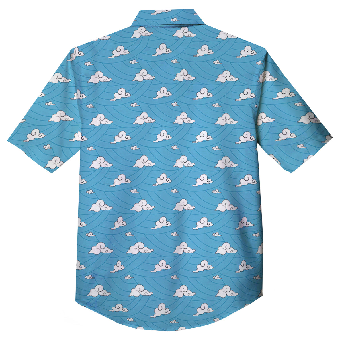 Sakonji Print Pattern Button Up Shirt-grizzshop