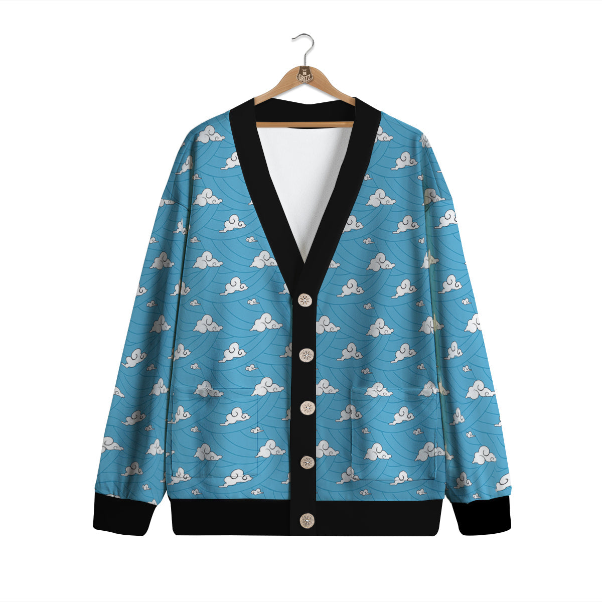 Sakonji Print Pattern Cardigan-grizzshop
