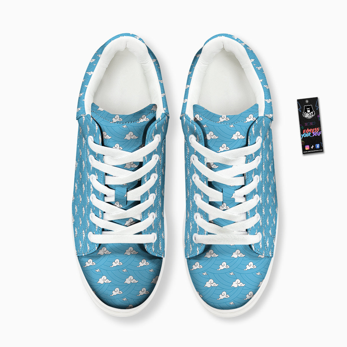 Sakonji Print Pattern Platform Shoes-grizzshop