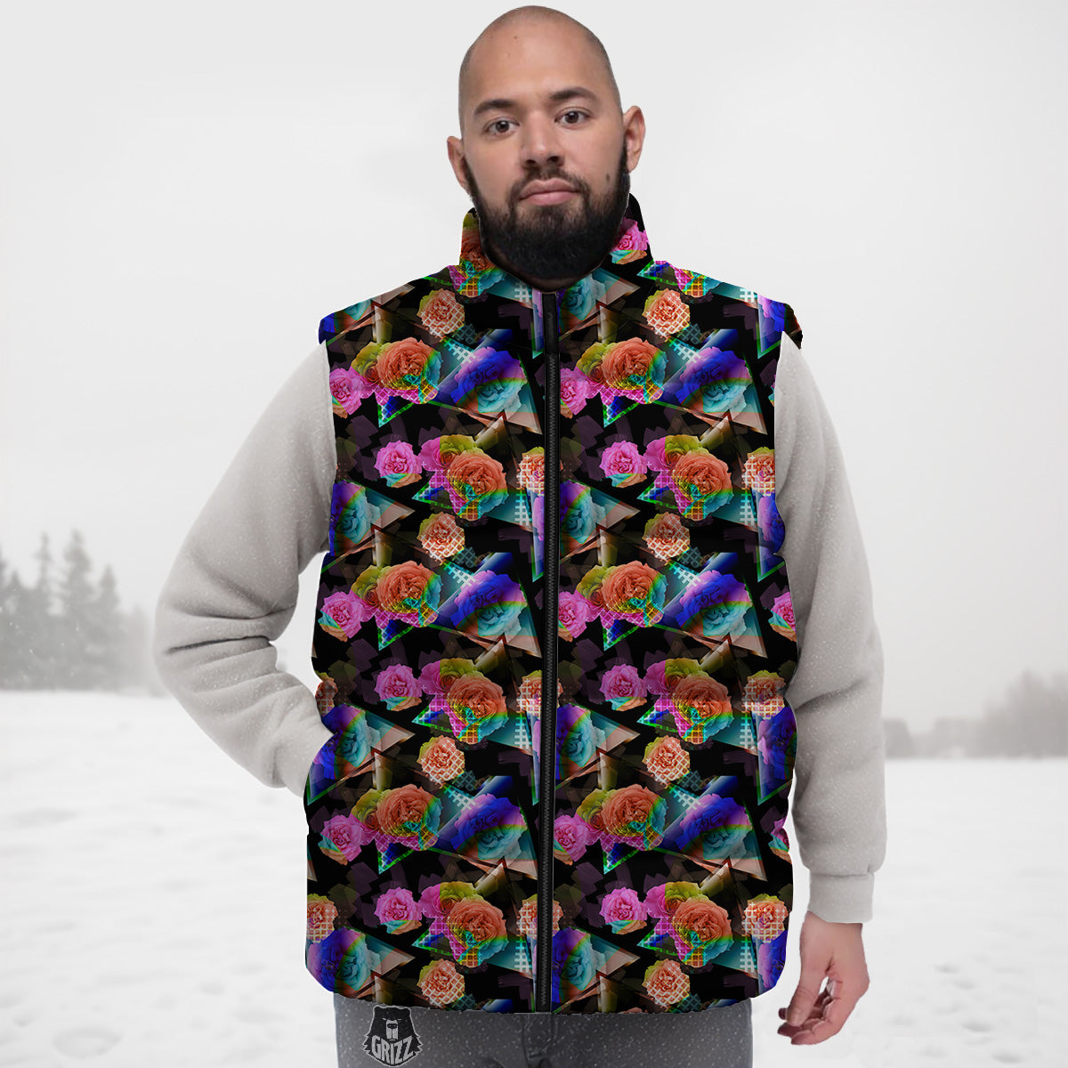 Sakura Cherry Blossom Down Vest