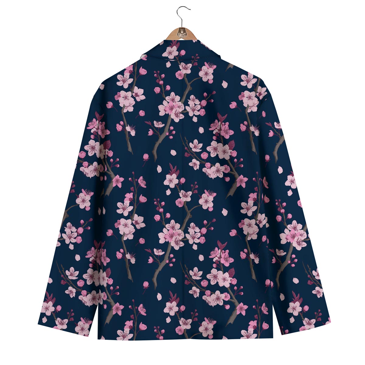 Sakura Cherry Blossom Men's Blazer-grizzshop
