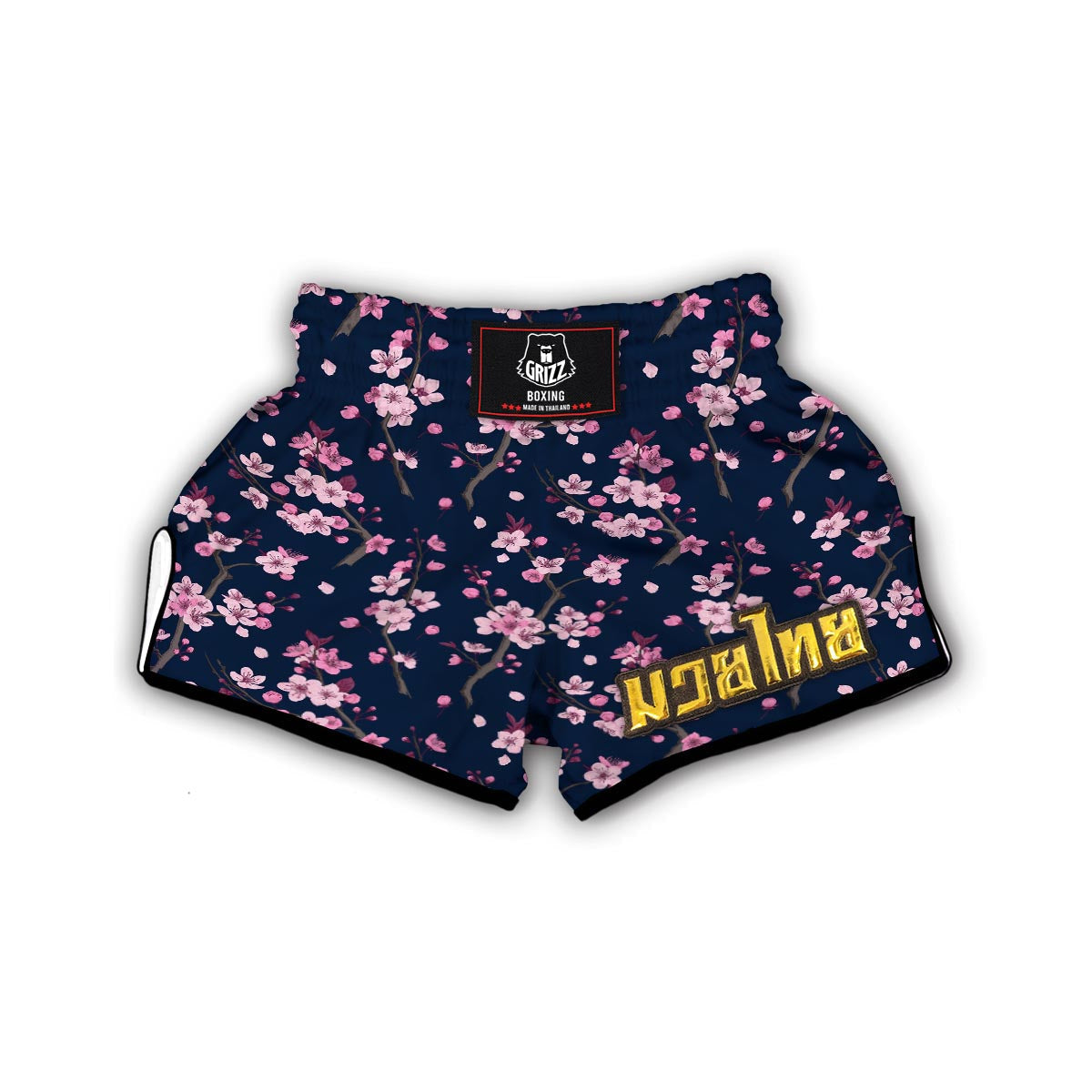 Sakura Cherry Blossom Muay Thai Boxing Shorts-grizzshop