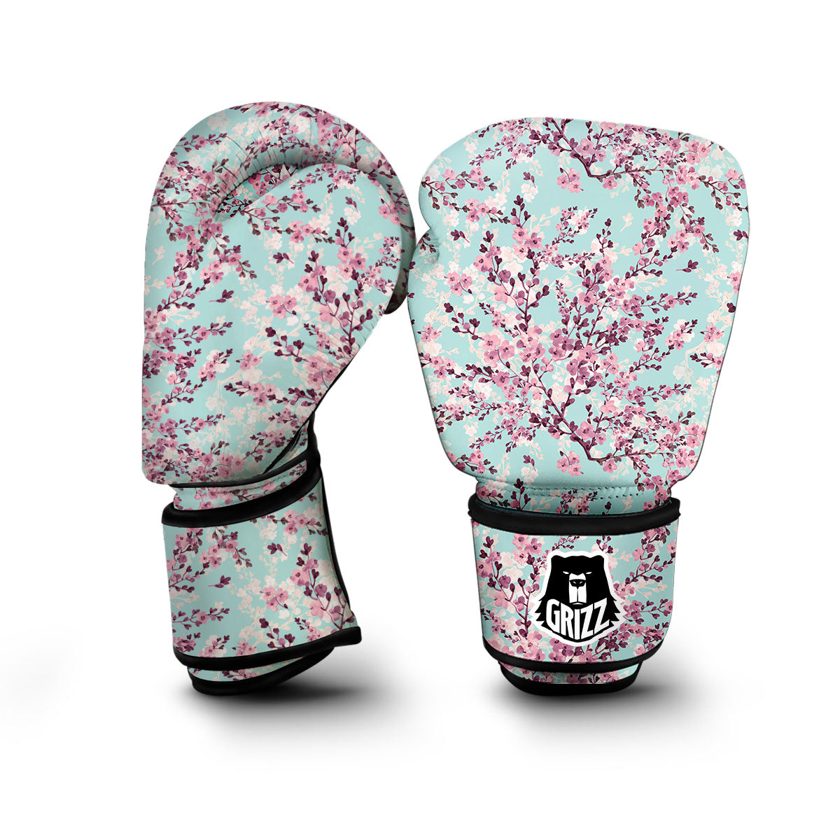 Sakura Print Boxing Gloves-grizzshop