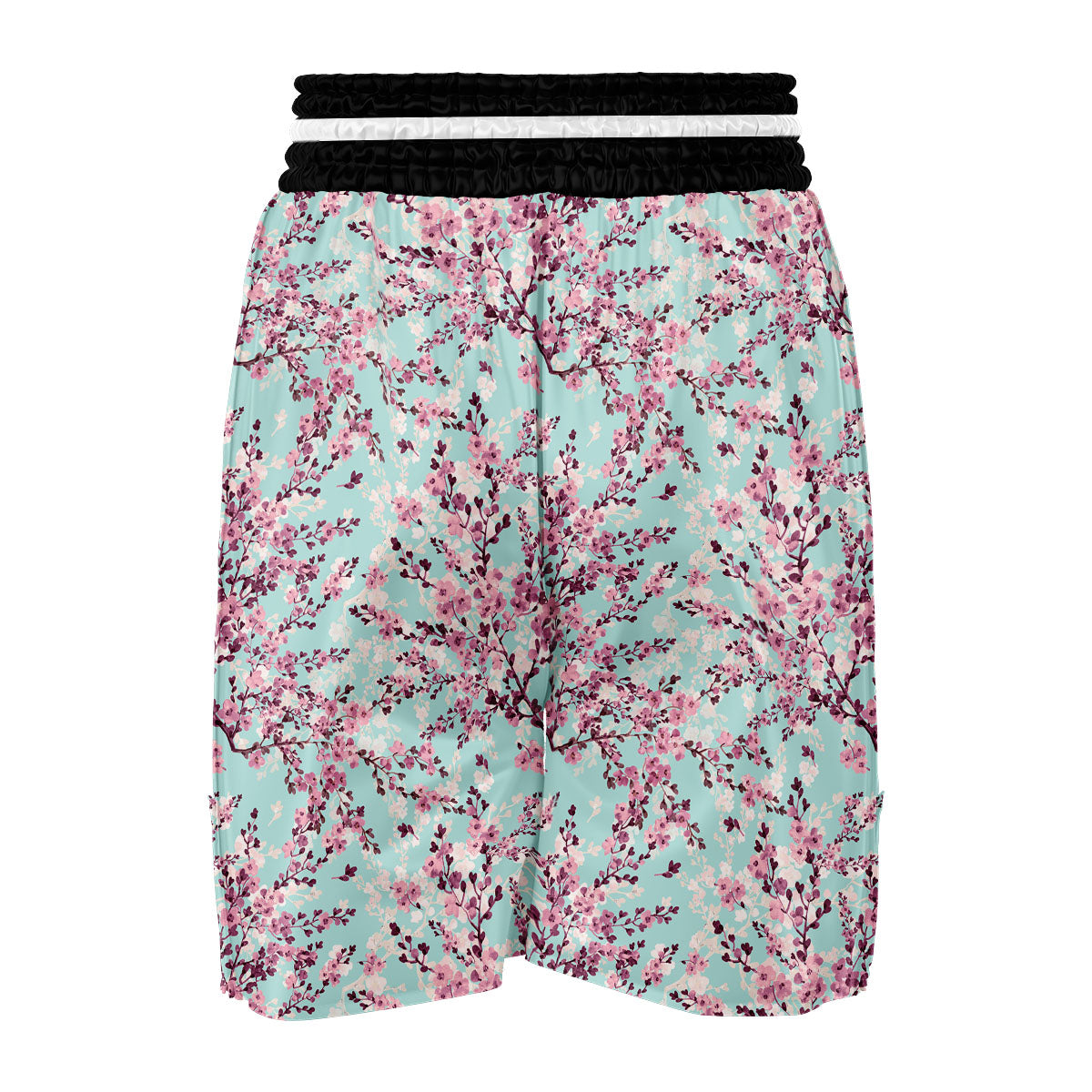 Sakura Print Boxing Shorts-grizzshop