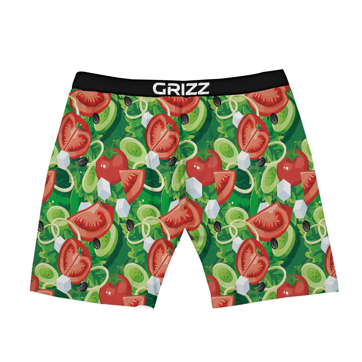 Salad Vegetable Print Pattern Boxer Briefs-grizzshop