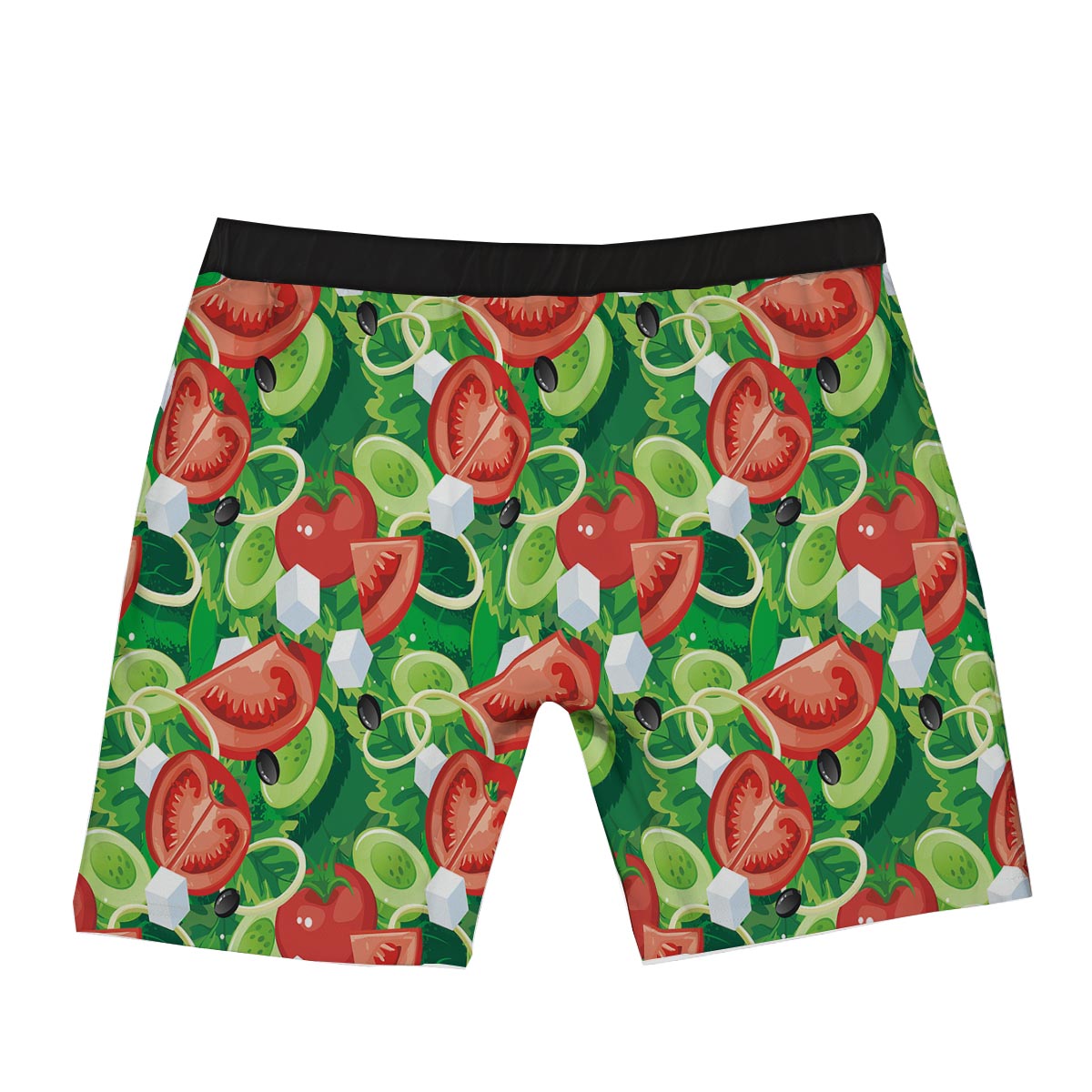 Salad Vegetable Print Pattern Boxer Briefs-grizzshop