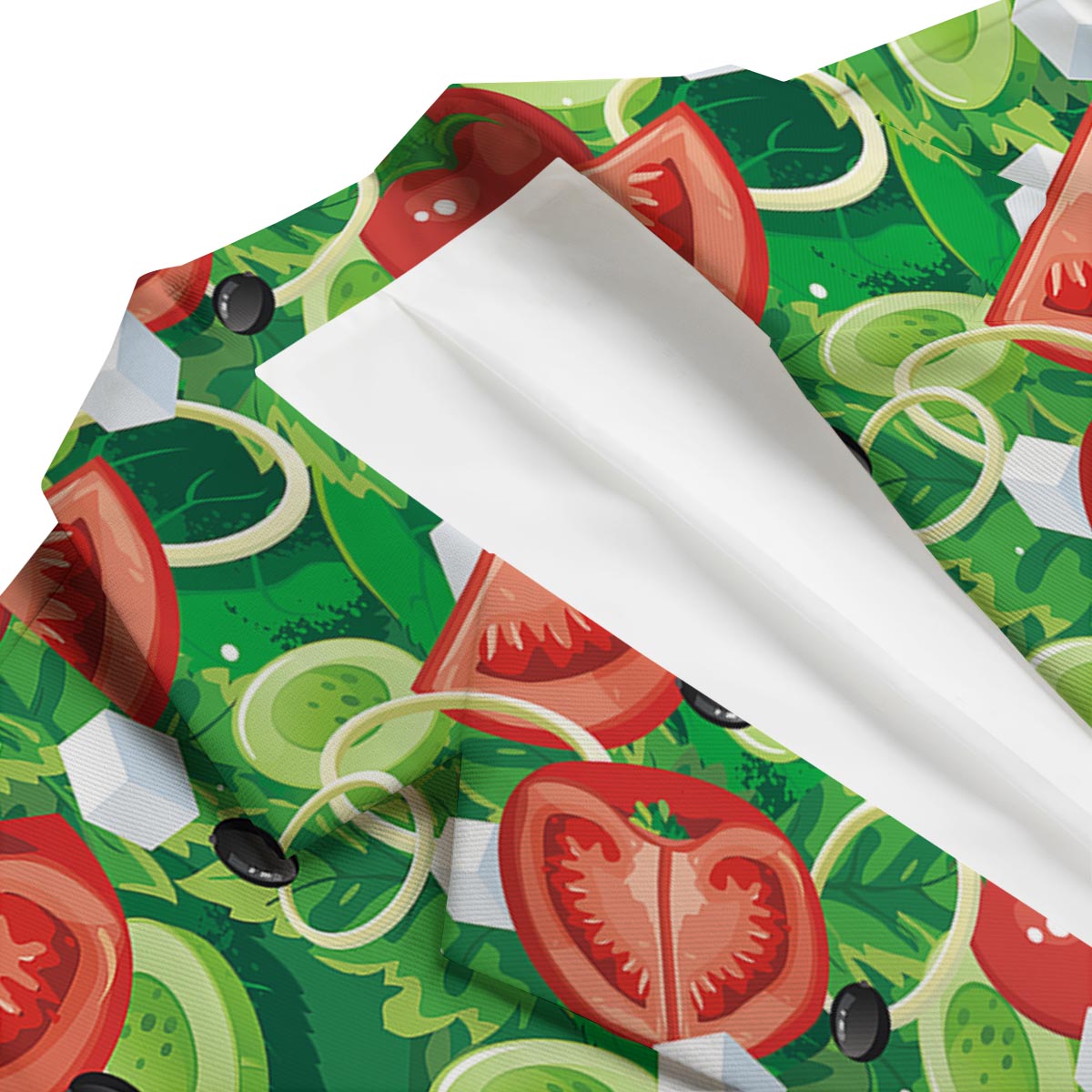 Salad Vegetable Print Pattern Men's Blazer-grizzshop
