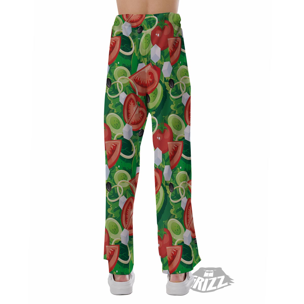 Salad Vegetable Print Pattern Pajama Pants-grizzshop