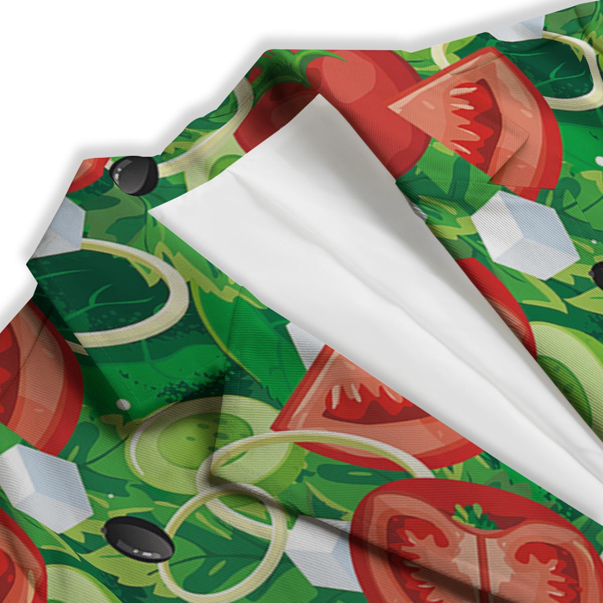Salad Vegetable Print Pattern Women's Blazer-grizzshop