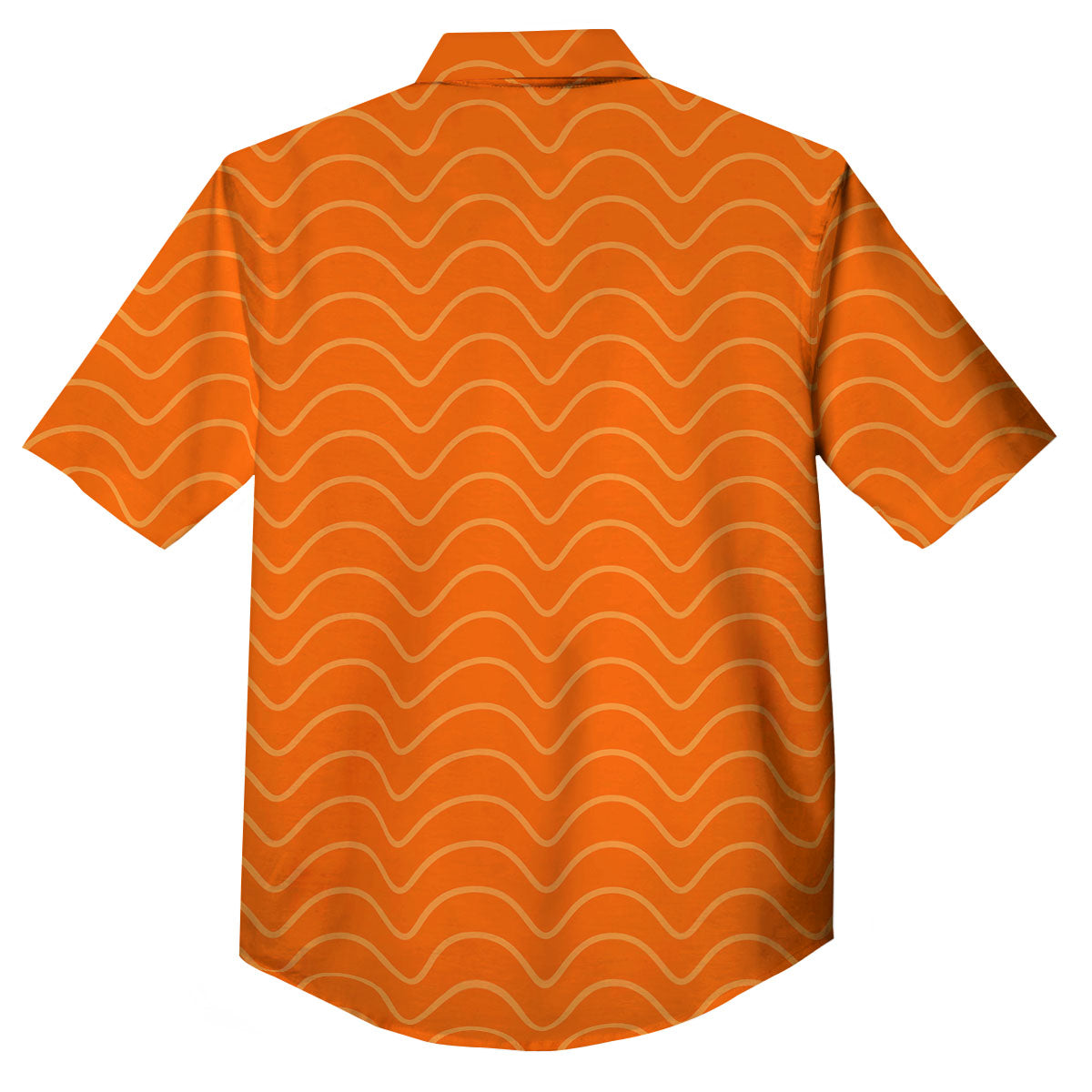 Salmon Fillet Print Button Up Shirt-grizzshop