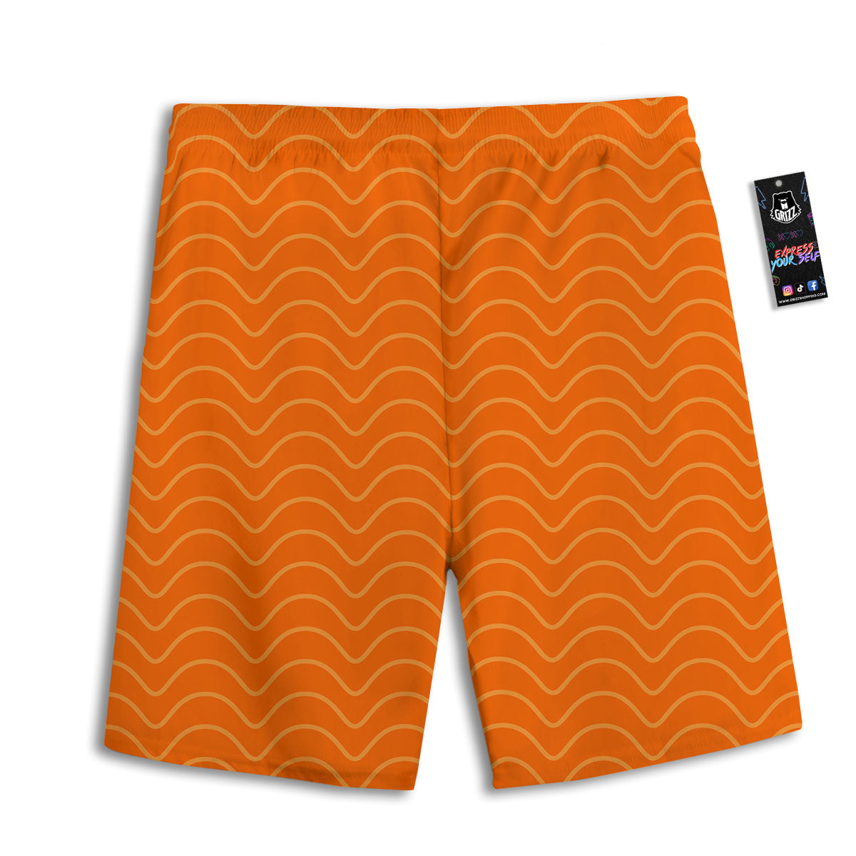 Salmon Fillet Print Men's Athletic Shorts