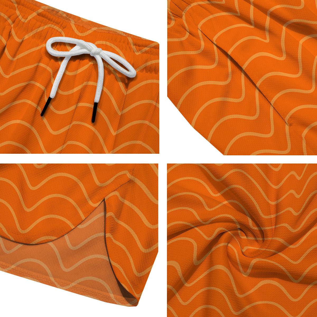 Salmon Fillet Print Men's Running Shorts-grizzshop