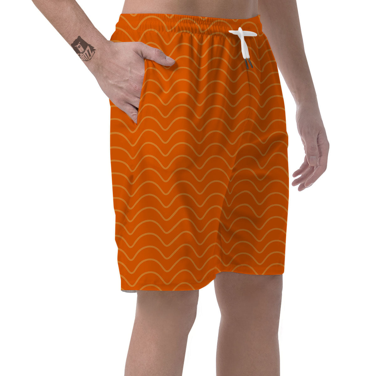 Salmon Fillet Print Men's Shorts-grizzshop