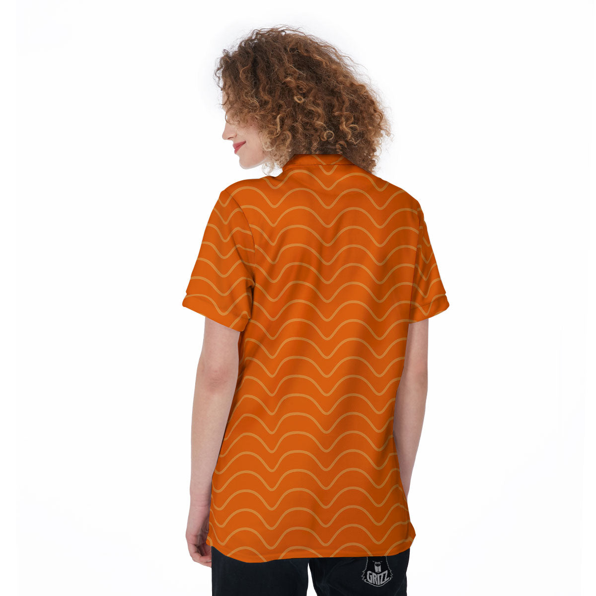 Salmon Fillet Print Women's Golf Shirts-grizzshop
