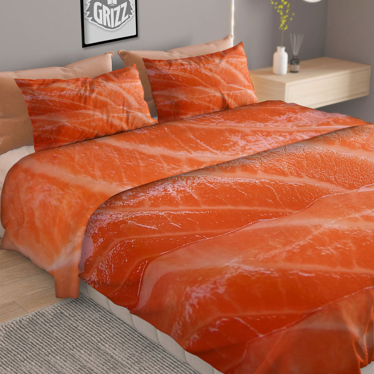 Shar Pei Vintage Print Duvet Cover Bedding Set