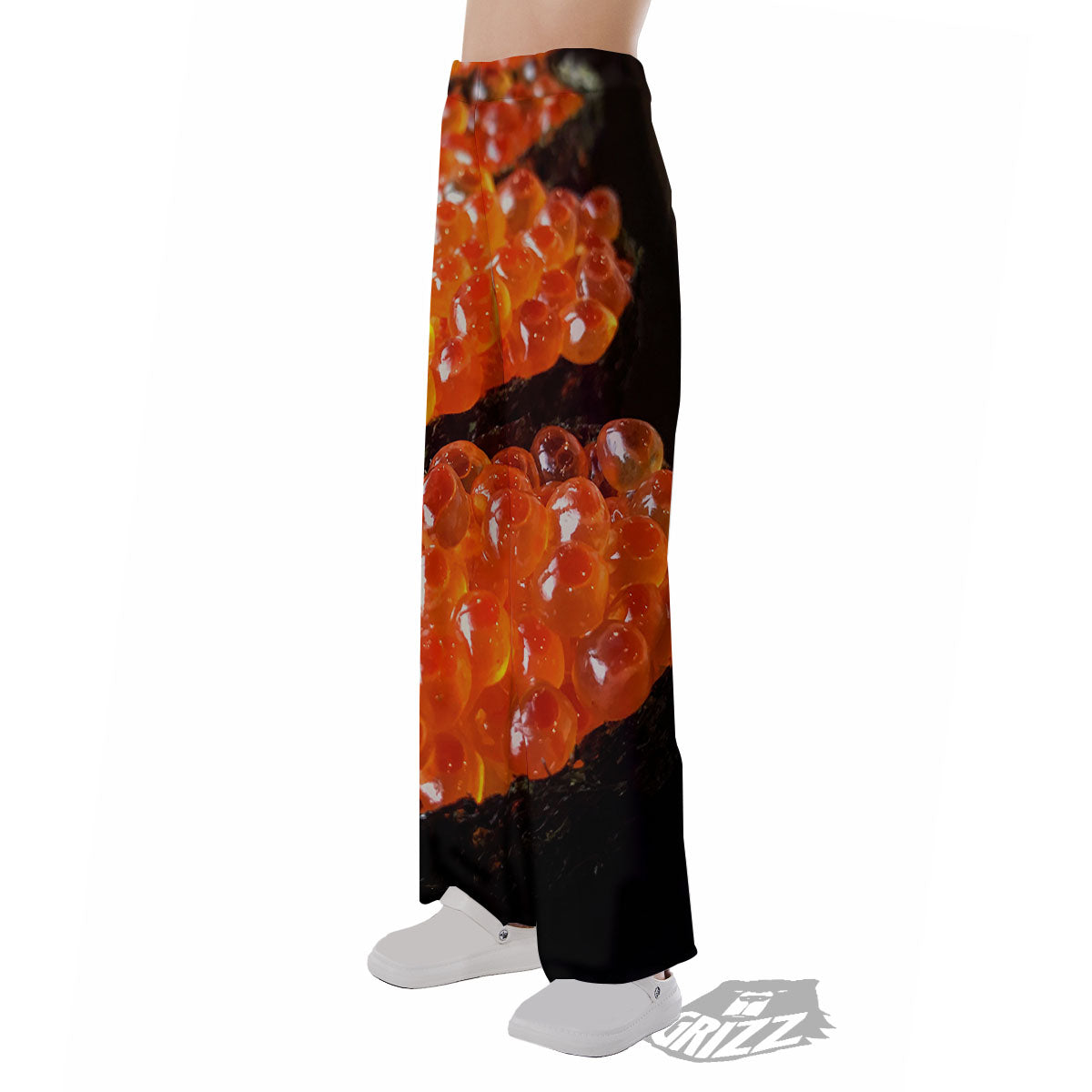 Salmon Roe Sushi Print Pajama Pants-grizzshop