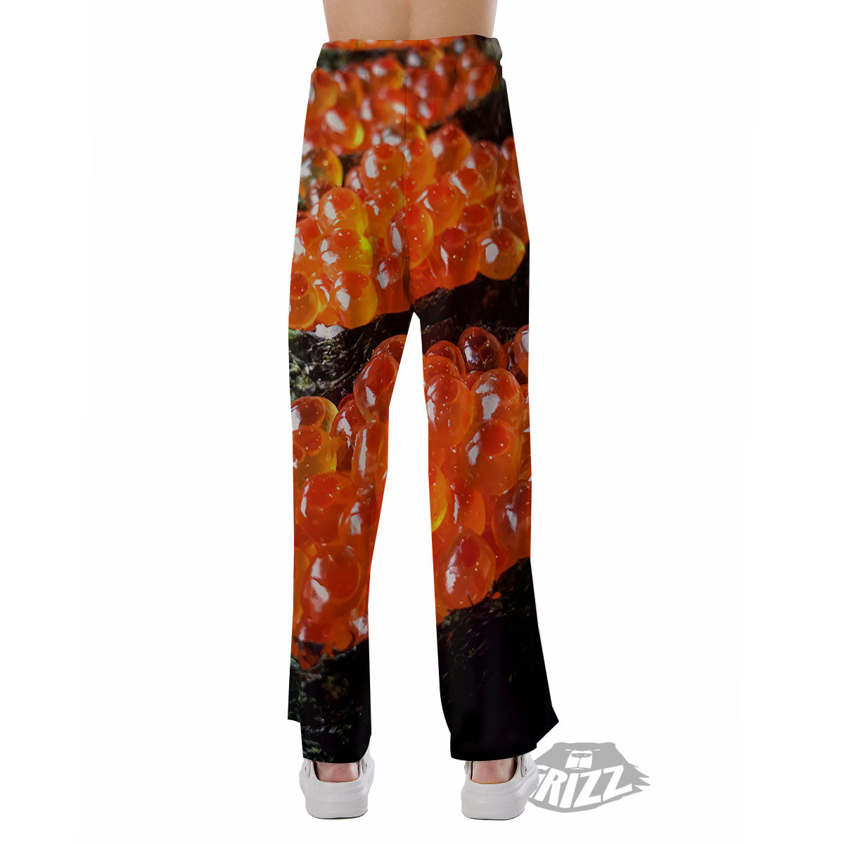 Salmon Roe Sushi Print Pajama Pants-grizzshop