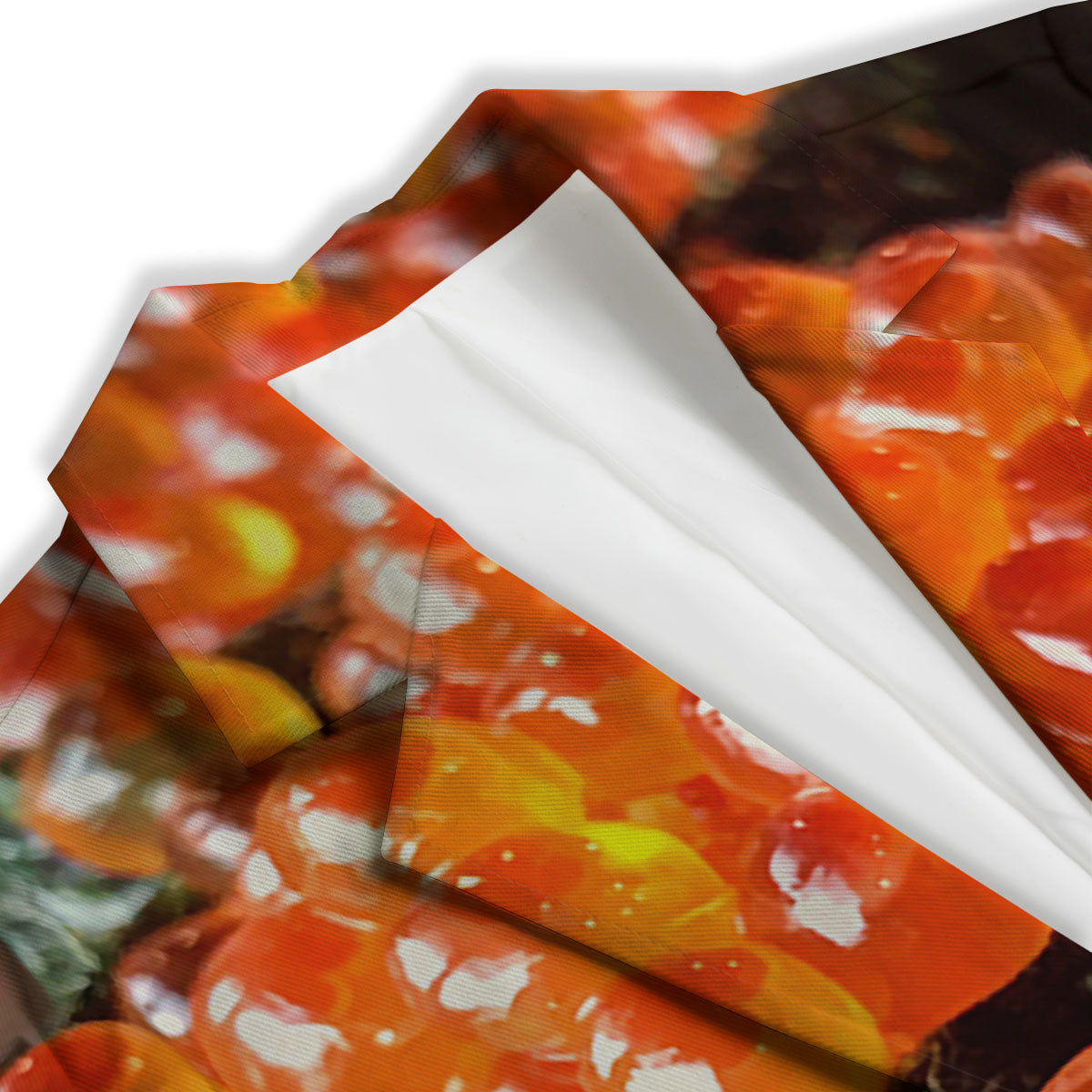 Salmon Roe Sushi Print Women's Blazer-grizzshop