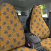 Samurai Cat Print Pattern Car Seat Covers-grizzshop