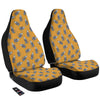 Samurai Cat Print Pattern Car Seat Covers-grizzshop