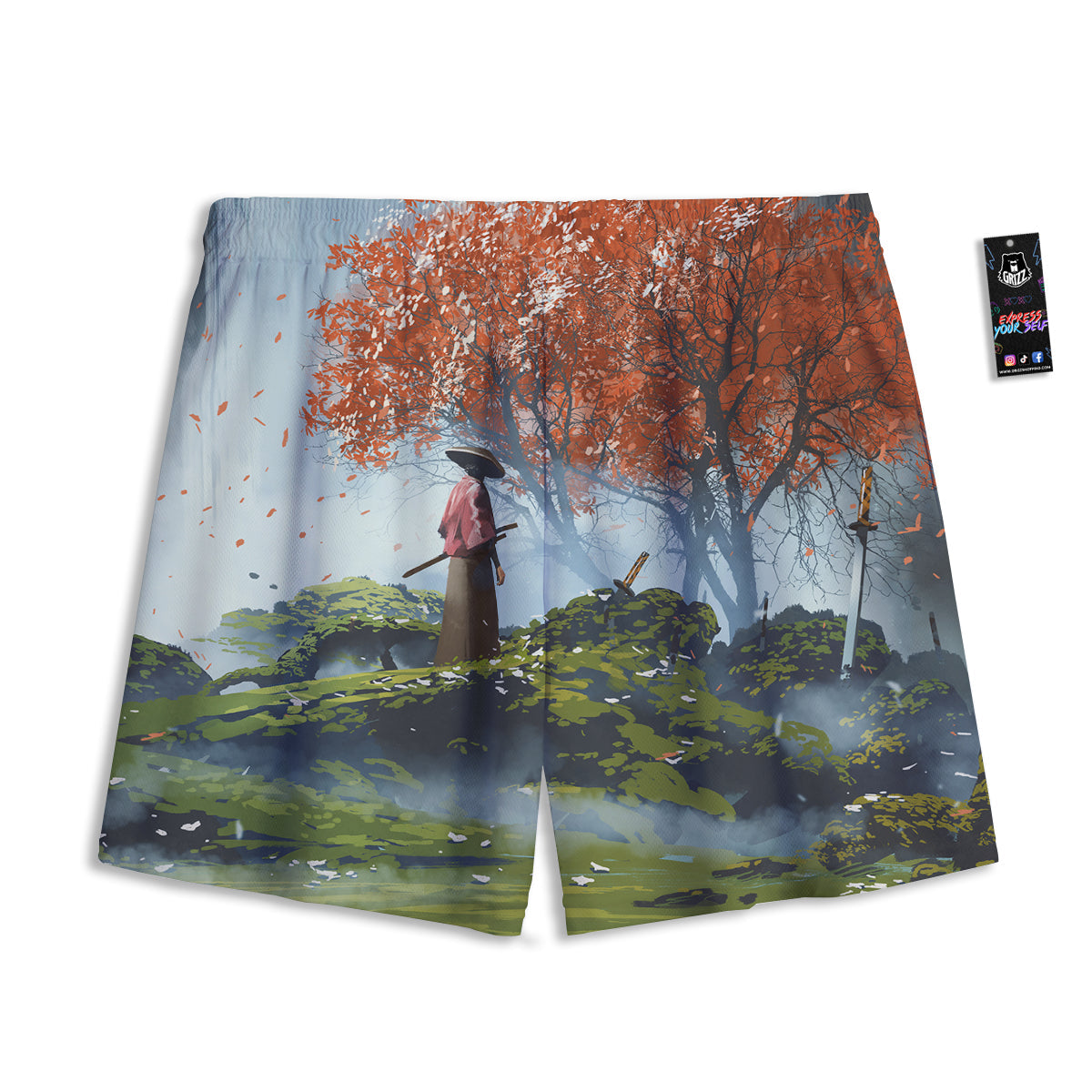 St. Patrick's Day Cute Print Pattern Mesh Shorts