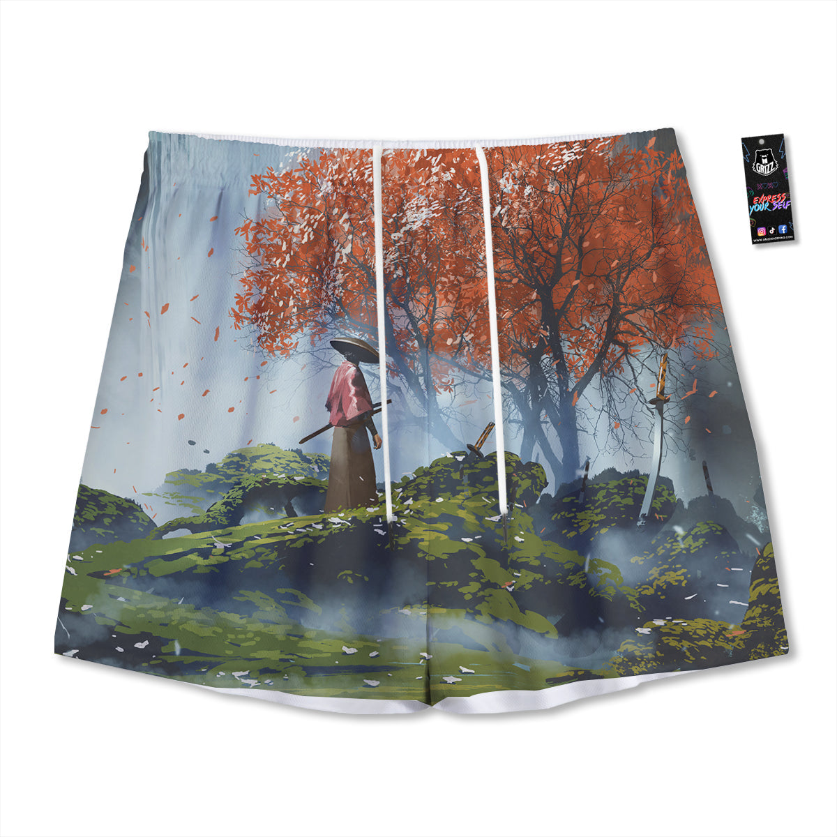 St. Patrick's Day Cute Print Pattern Mesh Shorts