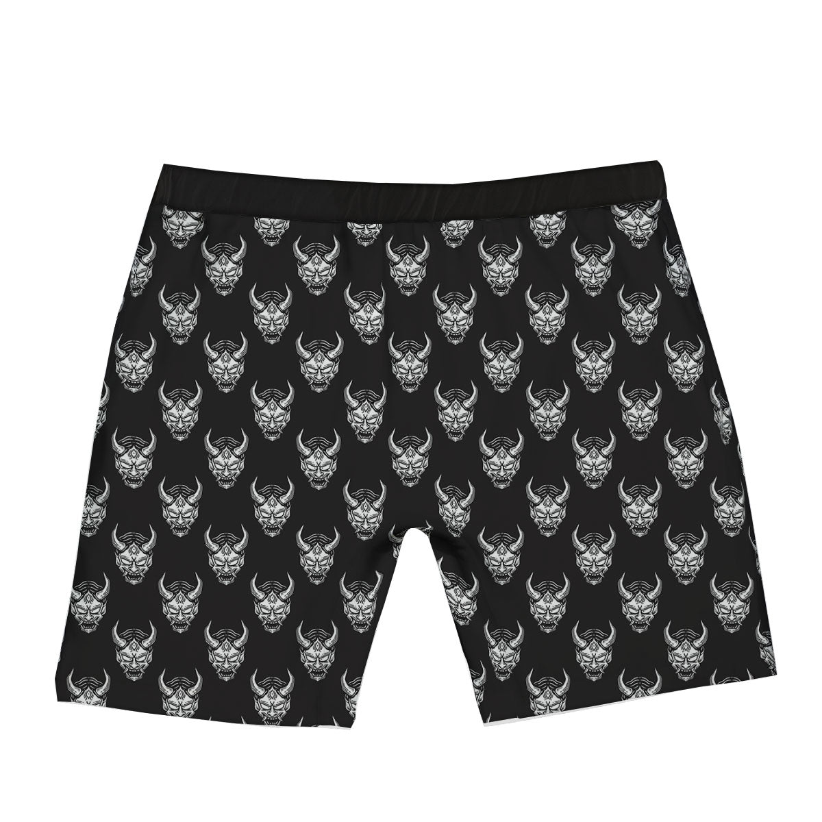 Samurai Ghost Mask Print Pattern Boxer Briefs-grizzshop