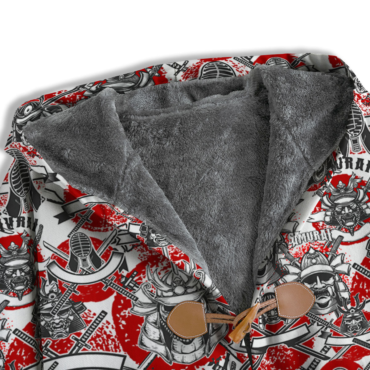Samurai Japanese Print Pattern Men's Windbreaker Jacket-grizzshop
