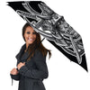 Samurai Mask Silver Print Umbrella-grizzshop