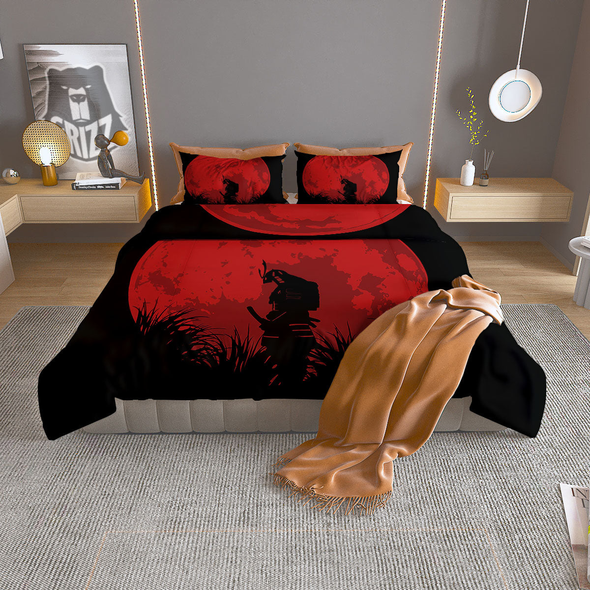 Shibori Tie Dye Print Duvet Cover Bedding Set