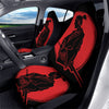 Samurai Red Sunset Print Car Seat Covers-grizzshop