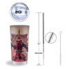 Samurai Robot Print Tumbler-grizzshop