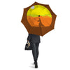 Samurai Sunset Japanese Print Umbrella-grizzshop