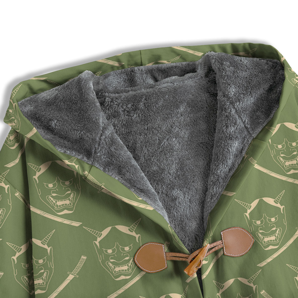 Samurai Warrior Mask Japanese Print Pattern Men's Windbreaker Jacket-grizzshop