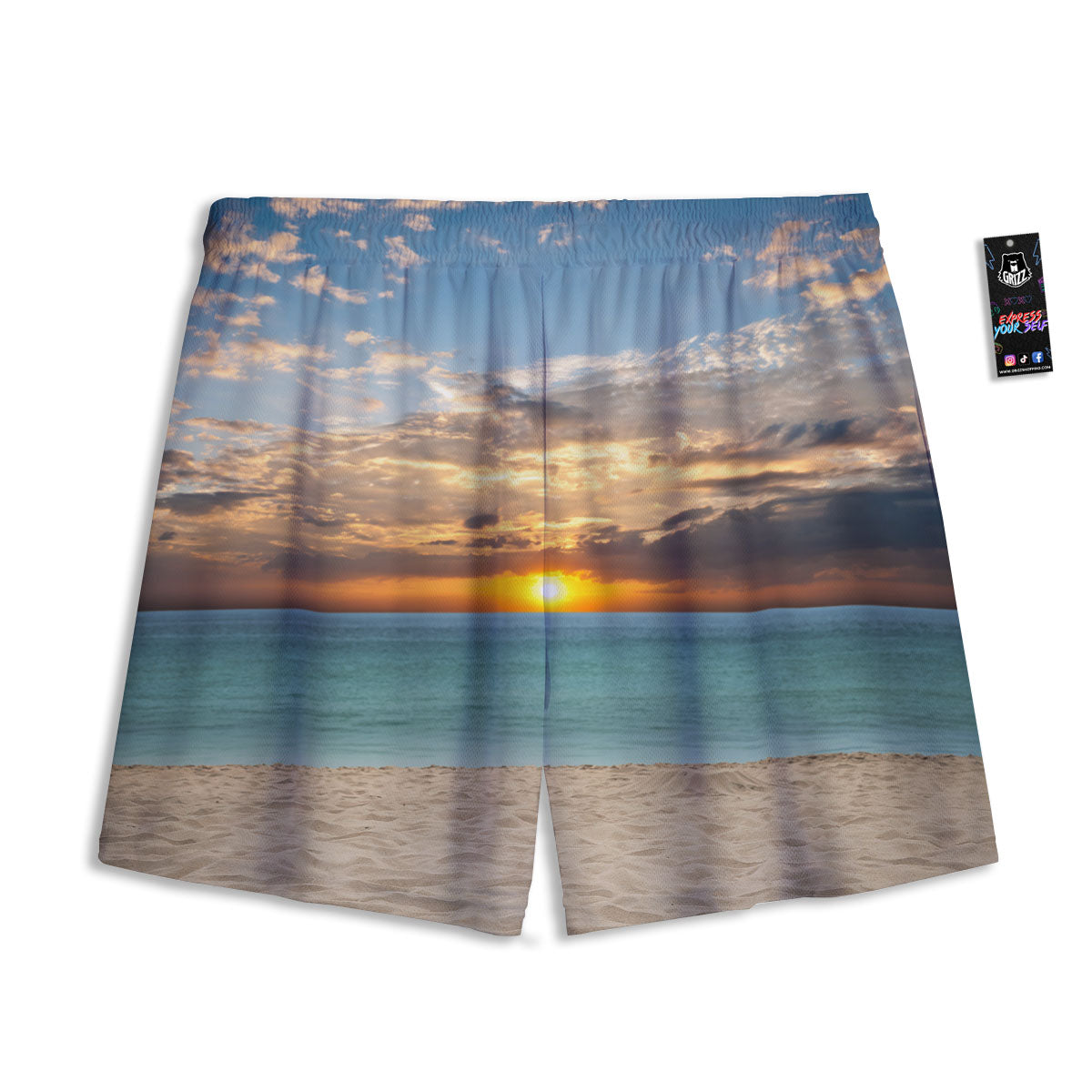 Saint Patrick's Day Cute Print Pattern Mesh Shorts