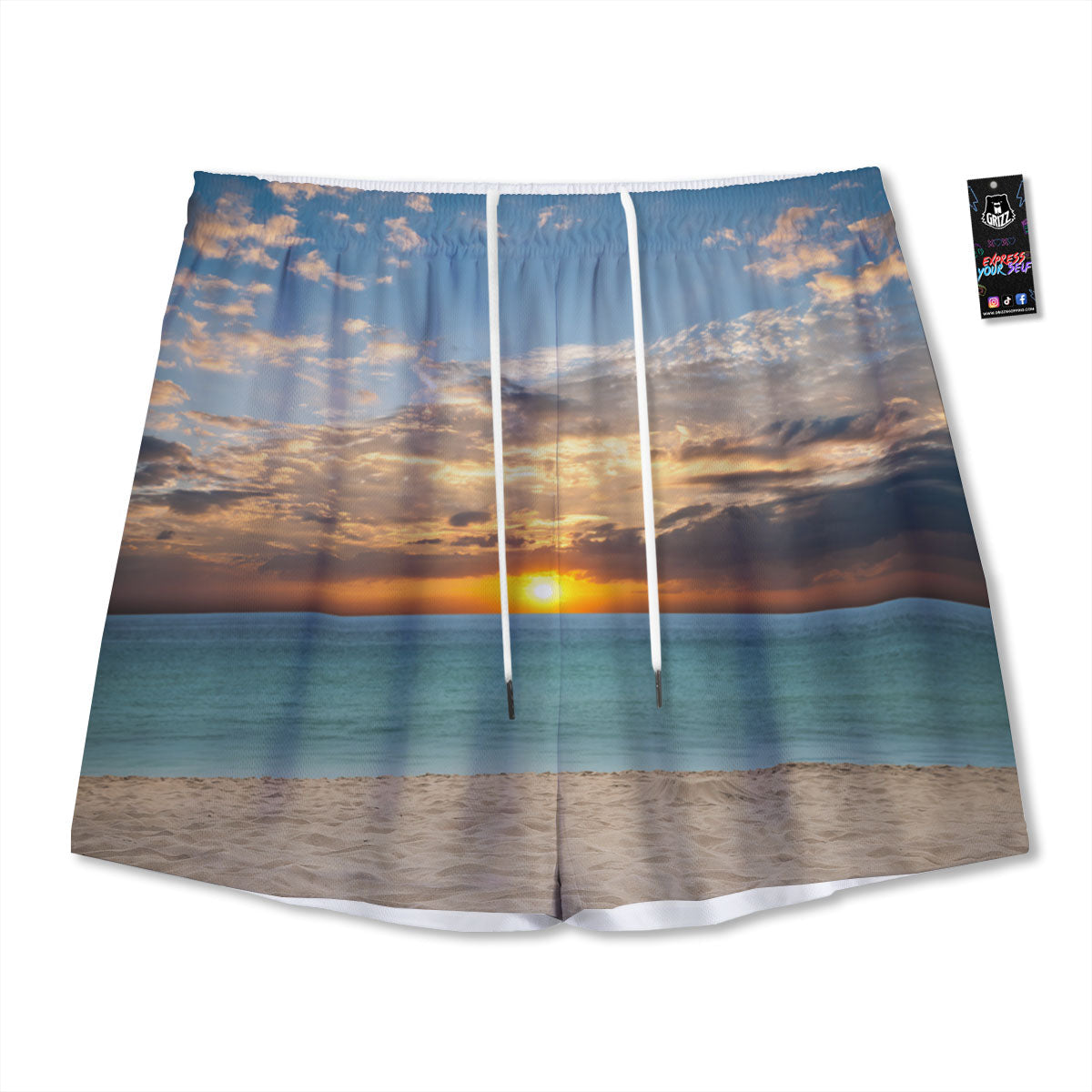 Saint Patrick's Day Cute Print Pattern Mesh Shorts
