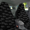 Sandwich Black Doodle Print Pattern Car Seat Covers-grizzshop