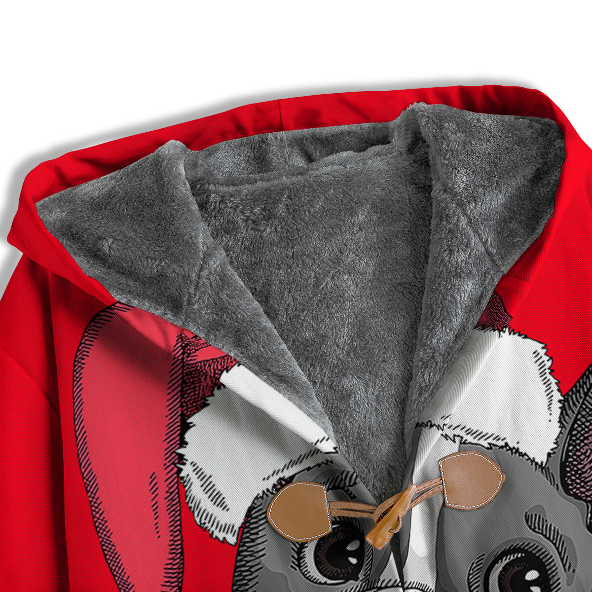 Santa Christmas French Bulldog Print Men's Windbreaker Jacket-grizzshop