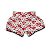 Santa Christmas HOHO Print Pattern Muay Thai Boxing Shorts-grizzshop