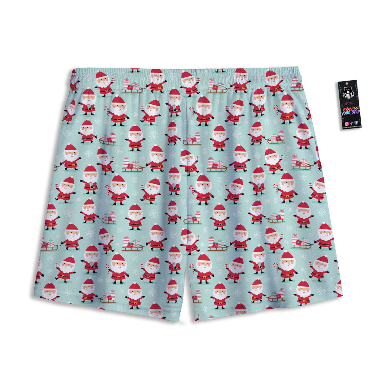 Puppy French Bulldog And Baseball Print Mesh Shorts