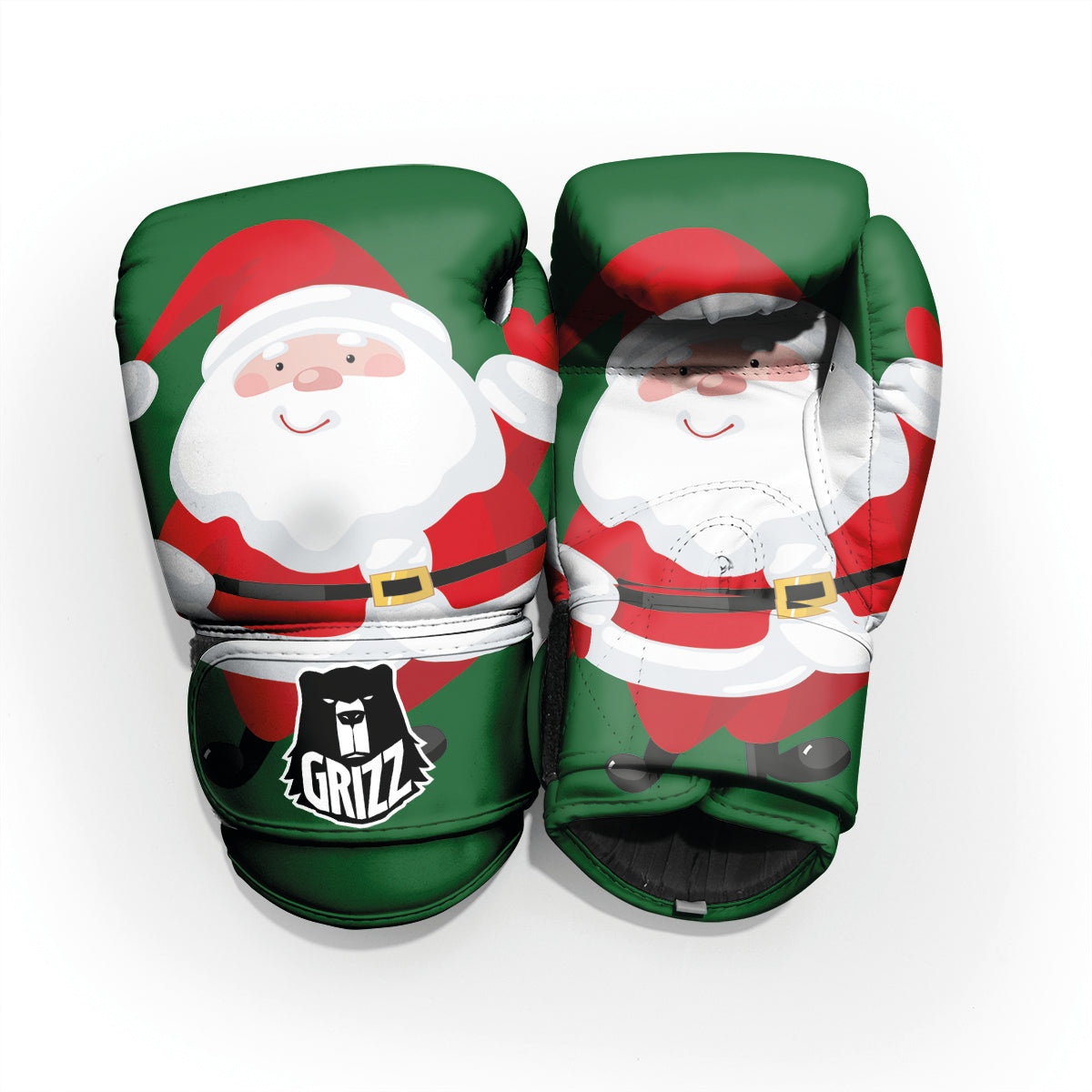 Santa Claus Cartoon Print Pro Boxing Glove