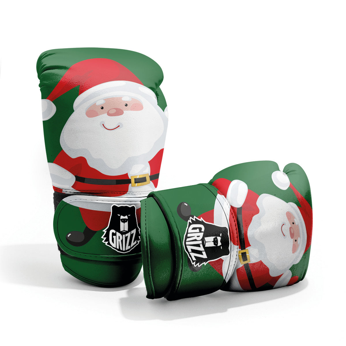 Santa Claus Cartoon Print Pro Boxing Glove